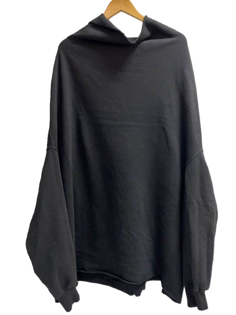 【中古】Rick Owens◆SHLOUD SWEAT/one/綿織物/BLK/RR01D3214-F【メンズウェア】