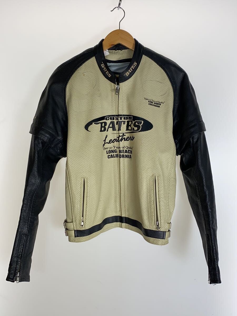 【中古】BATES◆シングルライダースジャケット/XXL/レザー/BEG/アニマル【メンズウェア】｜2ｎｄ STREET 店 13,213円