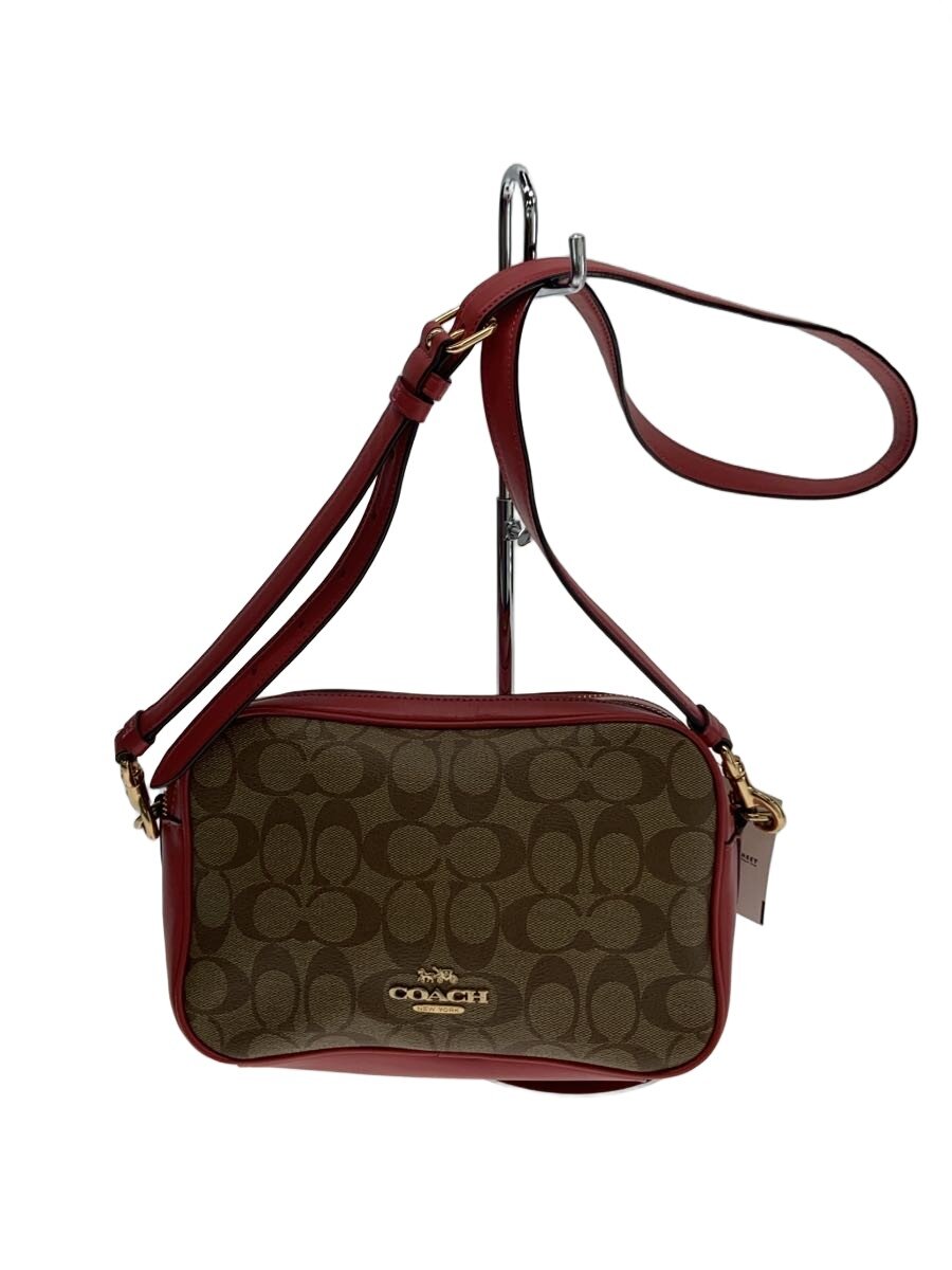 【中古】COACH◆ショルダーバッグ_シグネチャー/--/PNK/総柄//【バッグ】｜2ｎｄ STREET 店