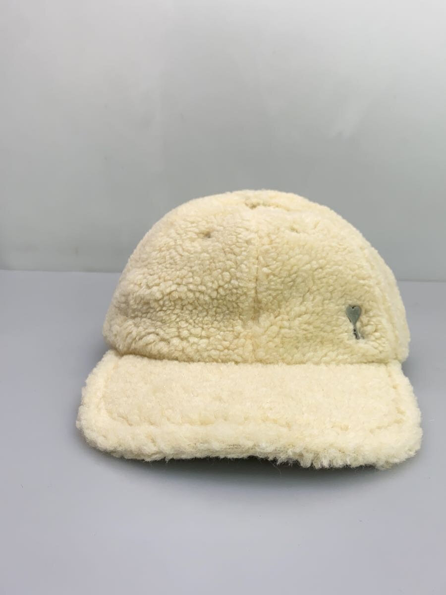 【中古】AMI Alexandre Mattiussi◆旗がしら/--/アクリル繊維/CRM/無地/レディース/UCP009 AW0024//【服飾雑貨他】
