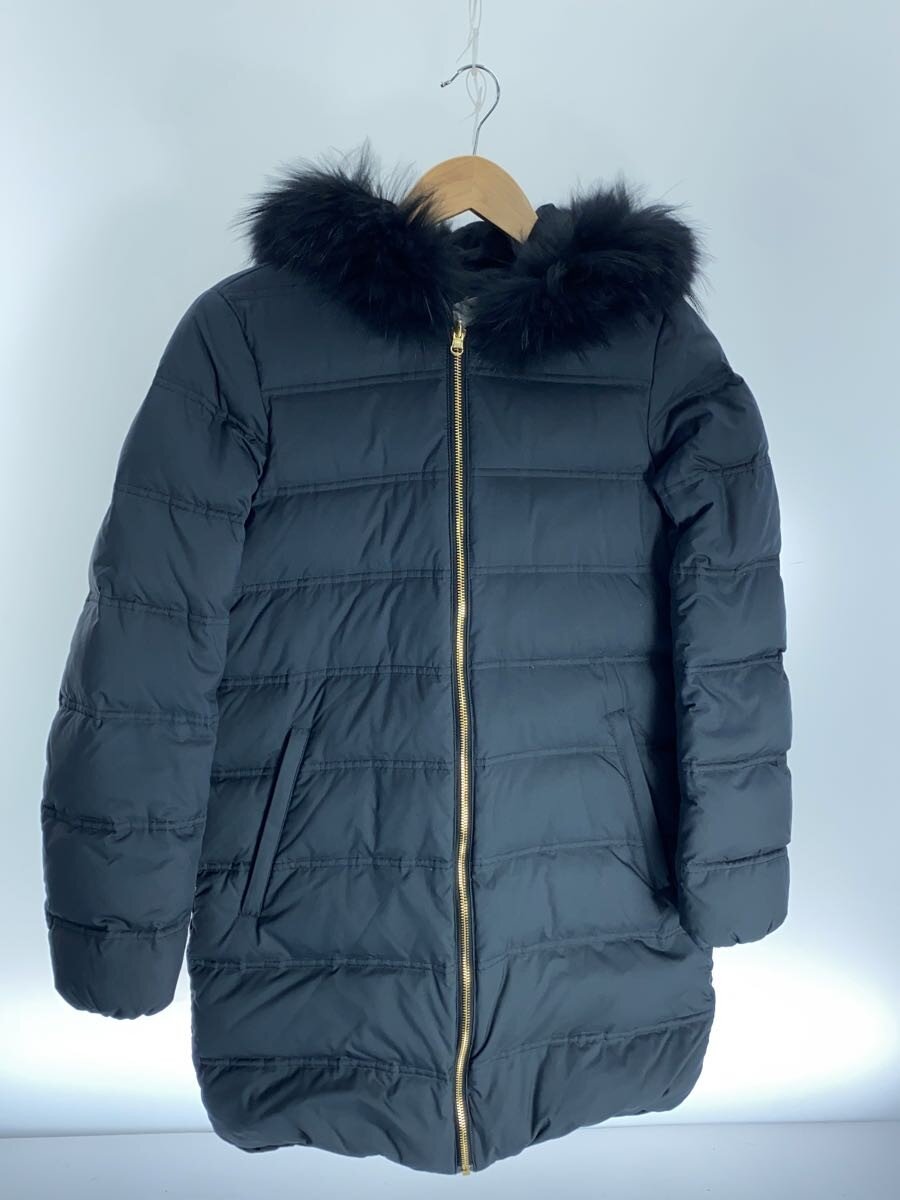 【中古】Deuxieme Classe◆ロングダウンジャケット/36/ポリエステル/BLK/無地/14-020-500-4060-3-0【レディース御召しもの】