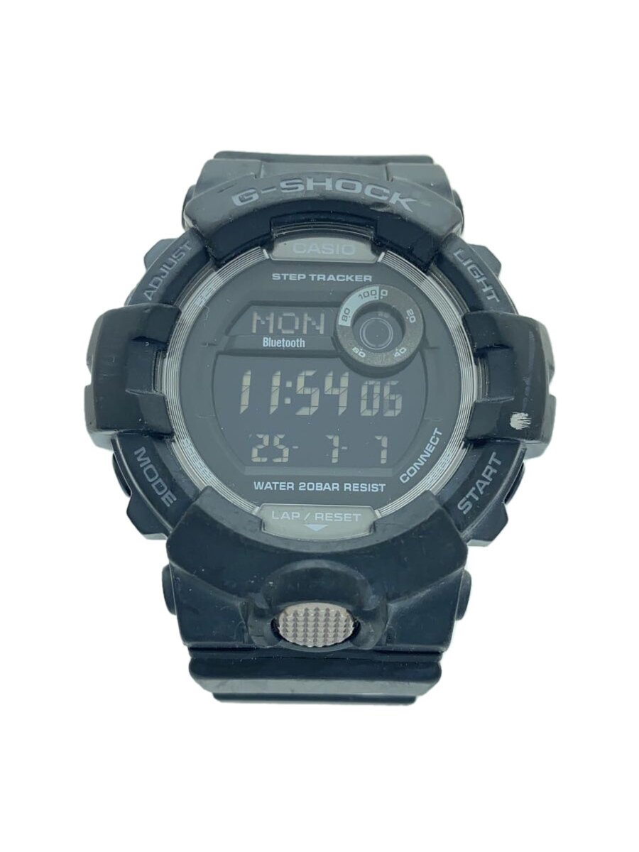 【中古】CASIO◆石英ウオッチ・G-SHOCK/デジタル/BLK/BLK/G-SQUAD/ジースクワッド//【服飾雑貨他】