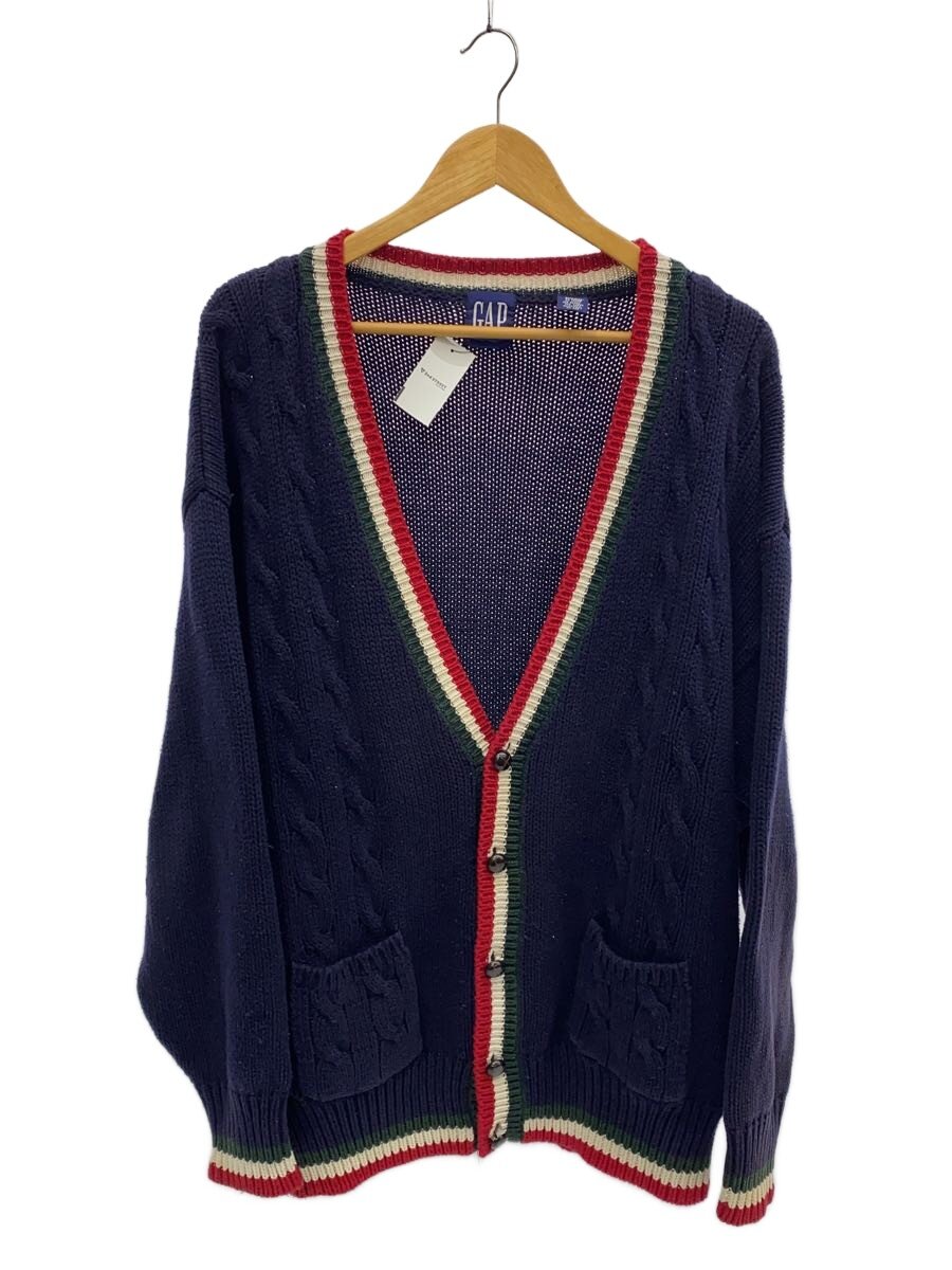 【中古】GAP◆90s/OLD/ジレー(朦々たる)/XL/綿織物/NVY【メンズウェア】