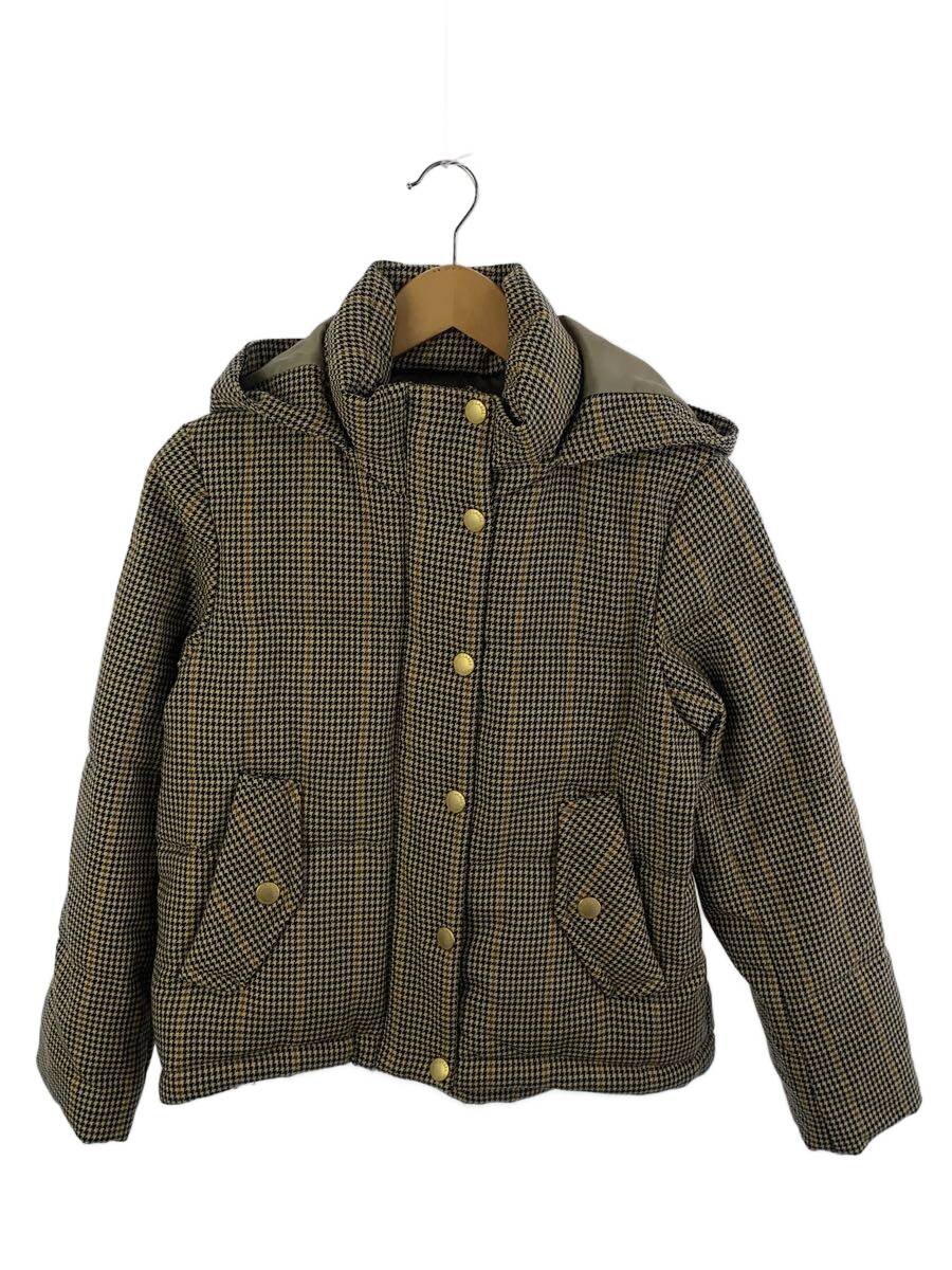 【中古】BLUE LABEL CRESTBRIDGE◆ダウンジャケット/36/ウール/BRW/千鳥格子/55C11-239-40【レディースウェア】|2nd STREET 店