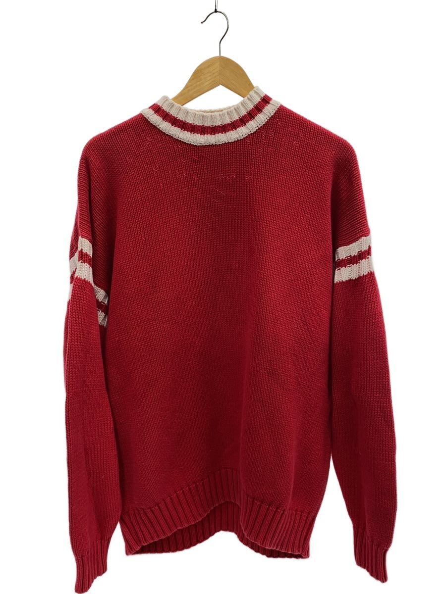 【中古】GAP◆90s/OLD/編み物・ティーシャツ(朦朦たる)/XL/綿織物/RED【メンズウェア】
