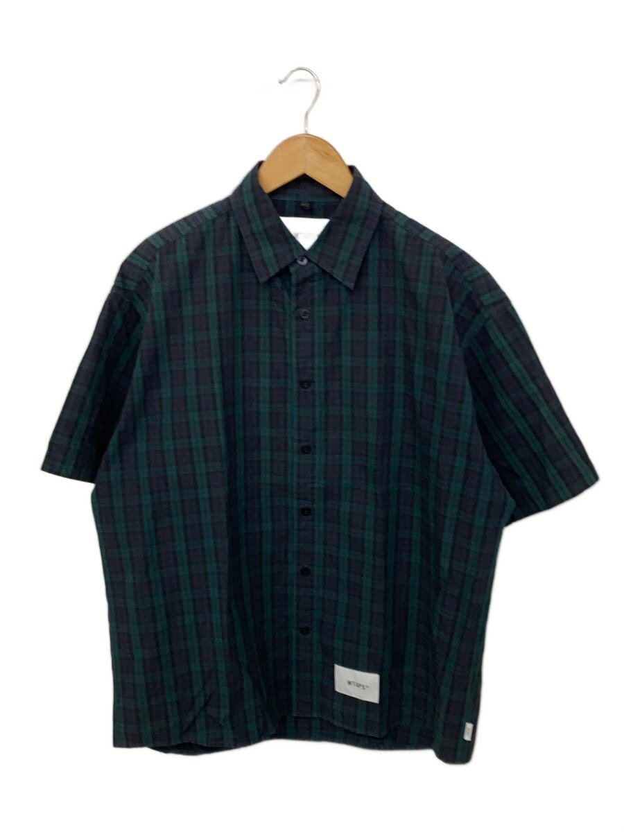 【中古】WTAPS◆半袖シャツ/2/コットン/NVY/チェック/221TQDT-SHM05【メンズウェア】｜2ｎｄ STREET 店