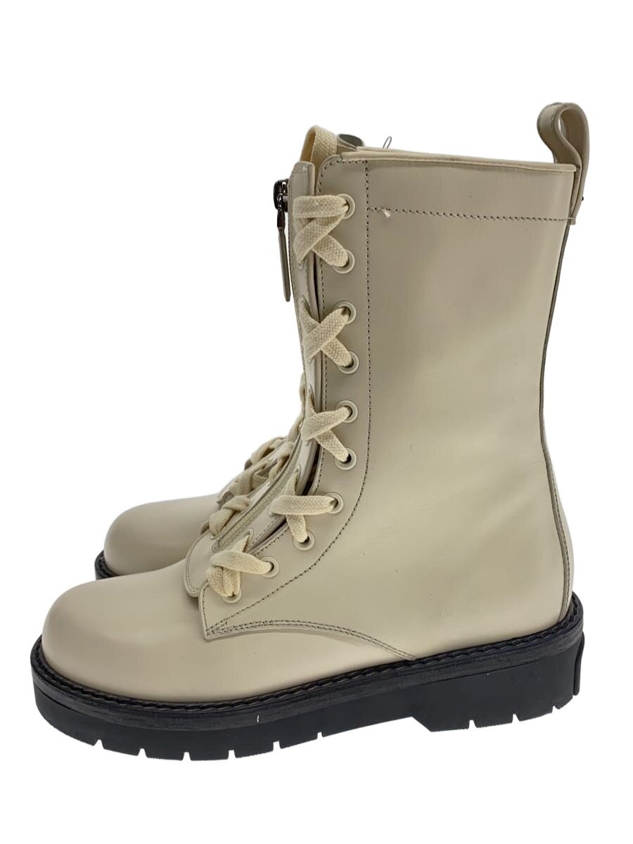 【中古】VALENTINO◆ブーツ/37/IVO/なめし革/xw0s0電気工学3【シューズ】