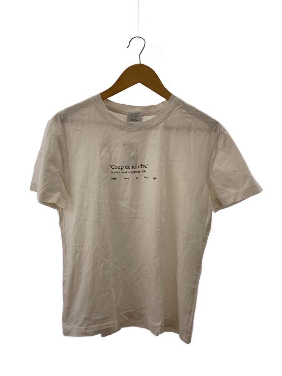 【中古】PATOU◆ティーシャツ/M/綿織物/WHT/je0069999090b【レディース御召しもの】