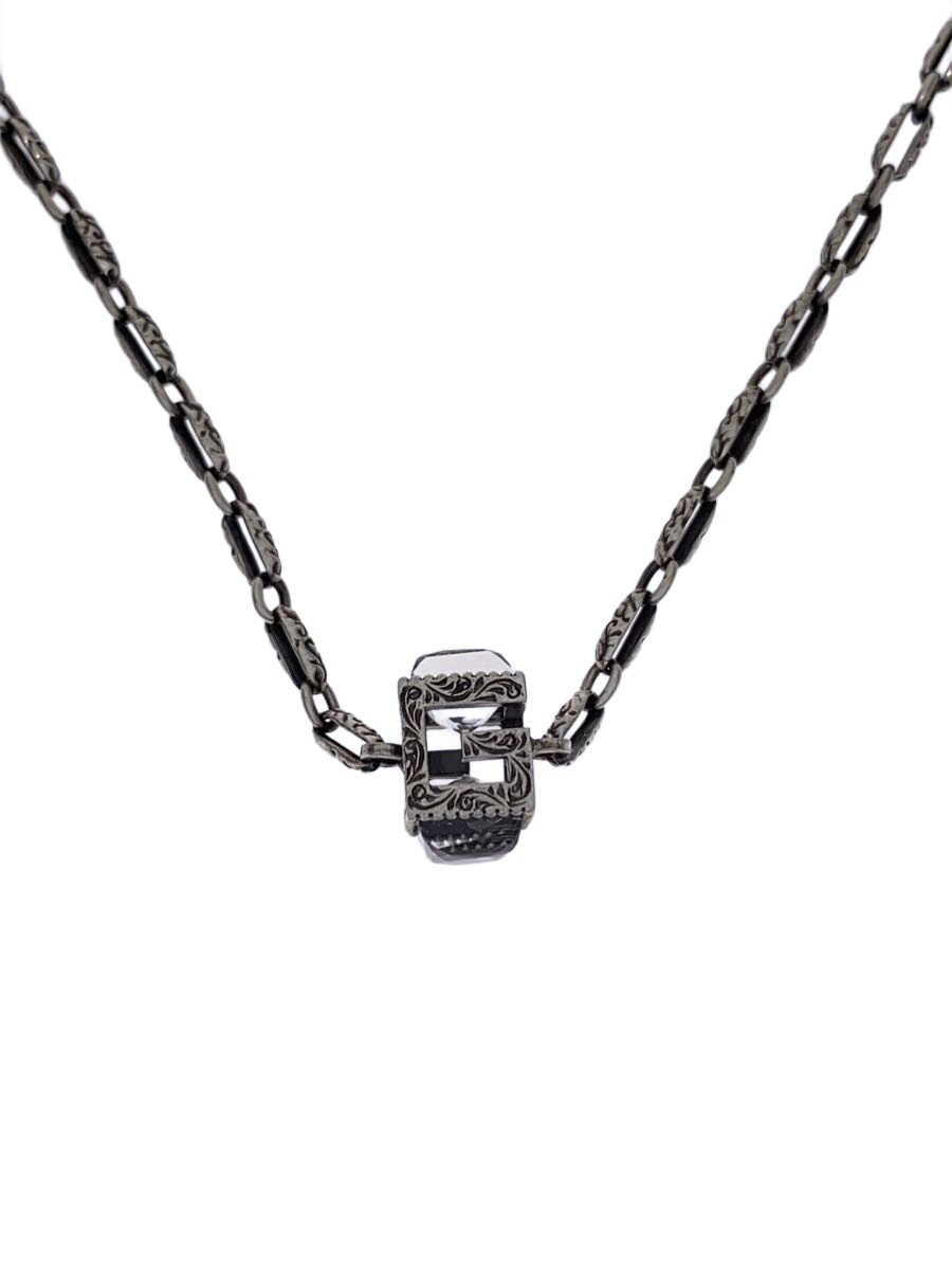 【中古】GUCCI◆首飾り/--/色合い石ころ/SLV/いの一番有/メンズ【服飾雑貨他】