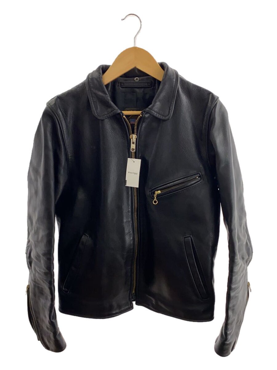 【中古】VANSON◆スレ・シワ有/ENF/エンフィールド/USA/レザージャケット・ブルゾン/36/レザー/BLK//【メンズウェア】｜2ｎｄ STREET 店