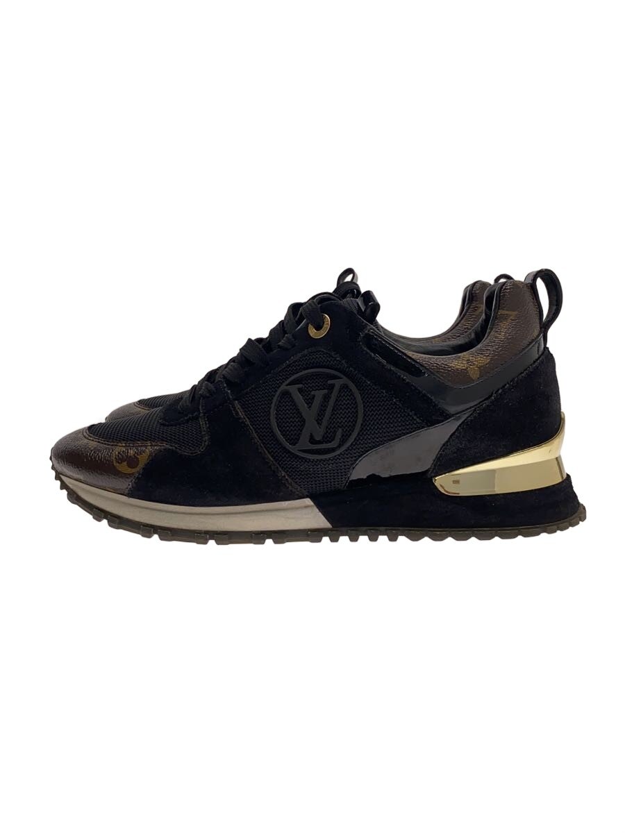 【中古】LOUIS VUITTON◆ローカットスニーカー/--/BRW/なめし革【シューズ】