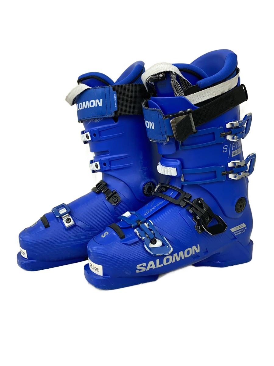 【中古】salomon◆スキーの板ブーツ/26糎/青色/S/PROALPHA 130 /心魂長304【運動競技】