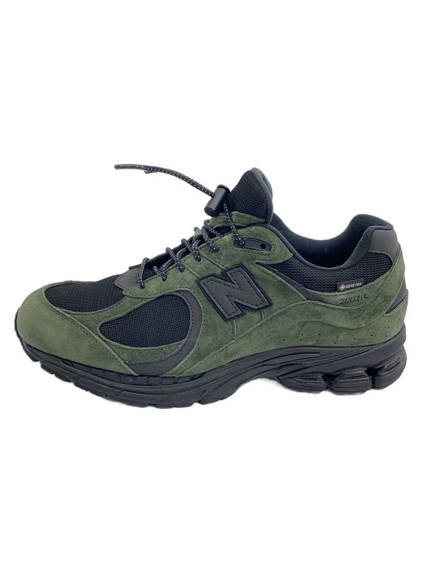 【中古】NEW BALANCE◆M2002/緑であること/28珊/GRN/スウェード//【シューズ】