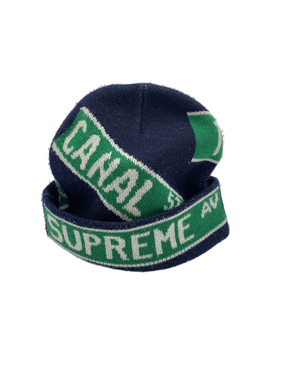 【中古】Supreme◆編み物旗がしら/--/NVY/メンズ【服飾雑貨他】