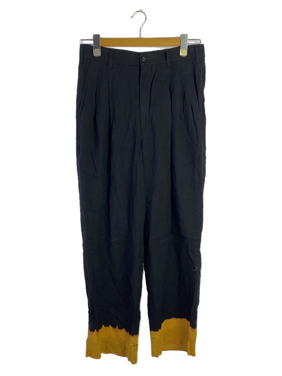 【中古】COMME des GARCONS HOMME PLUS◆AD1993/曝す期/ズボン下/下つ方/S/人絹/黒いこと/pp-04035s【レディース御召しもの】