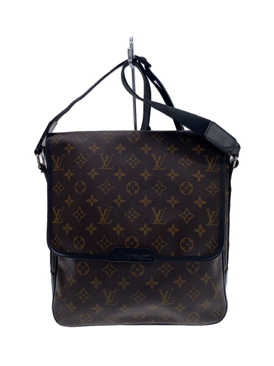 【中古】LOUIS VUITTON◆二階建てバスMM_モノグラム・マカサー_BRW/PVC/BRW【御徒面子】
