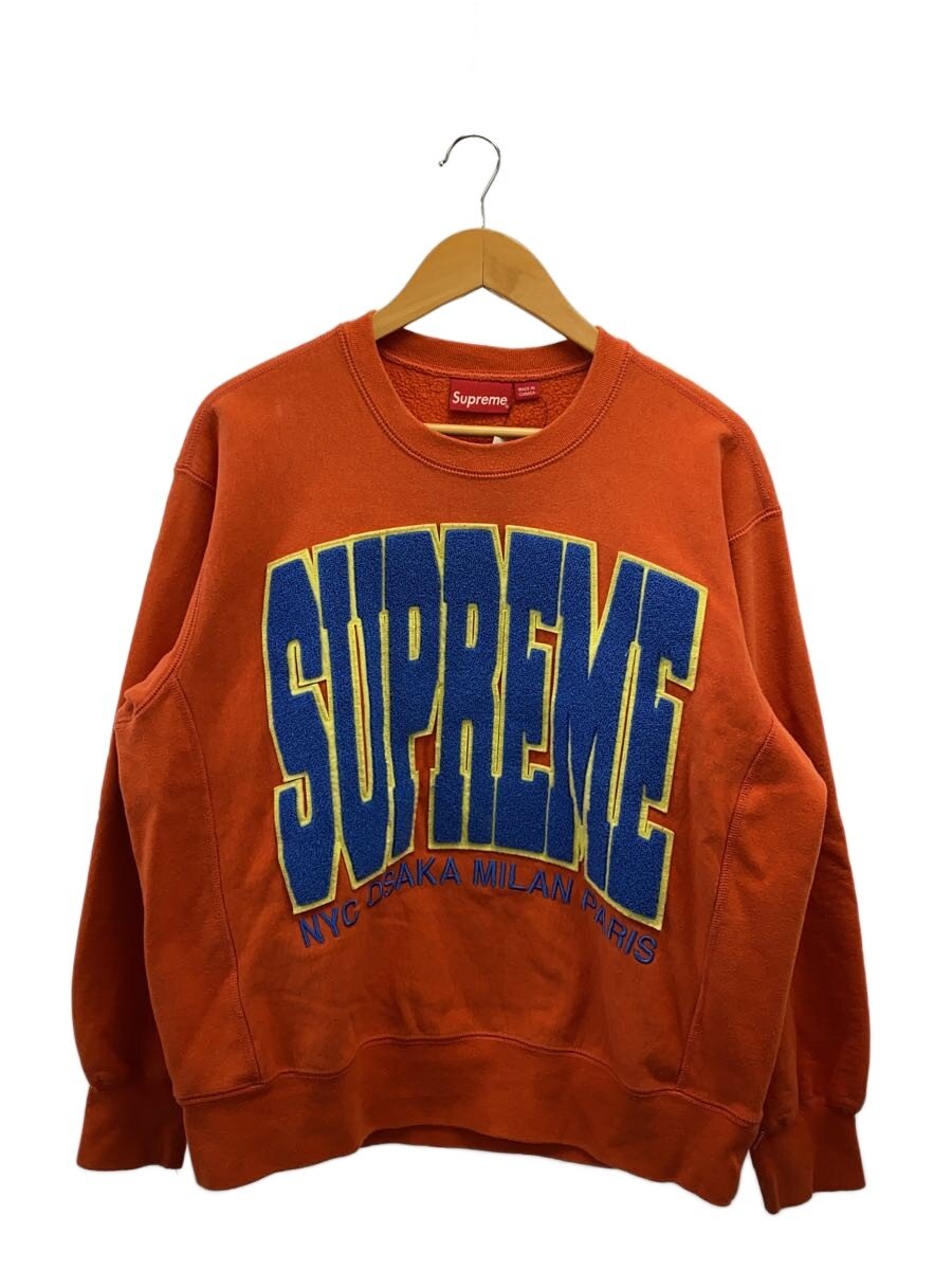 【中古】Supreme◆流汗/S/綿織物/ORN/Cities Arc Crewneck【メンズウェア】