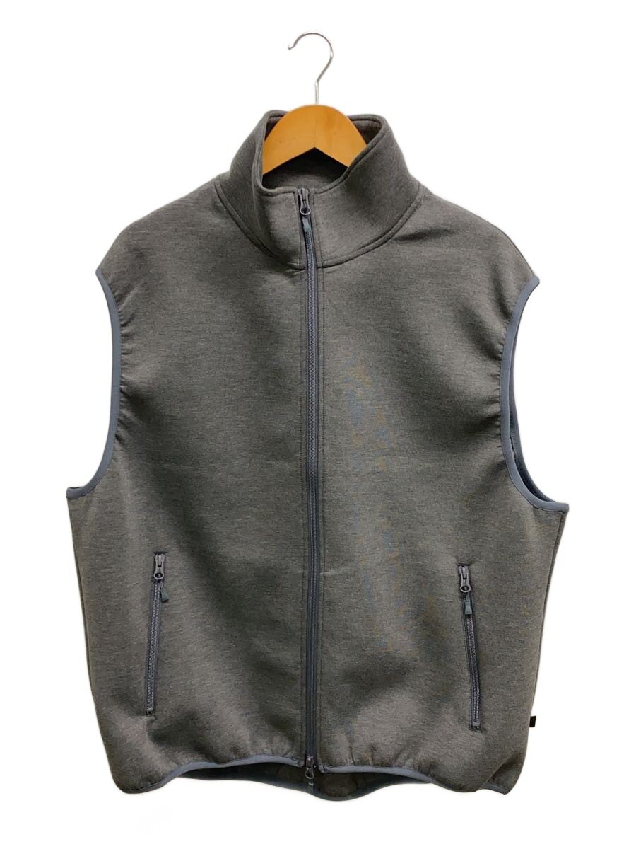 【中古】DAIWA PIER39◆TECH SCUBA KNIT STAND COLLAR VE/M/ポリエステル/薄墨色/BE-61025W【メンズウェア】