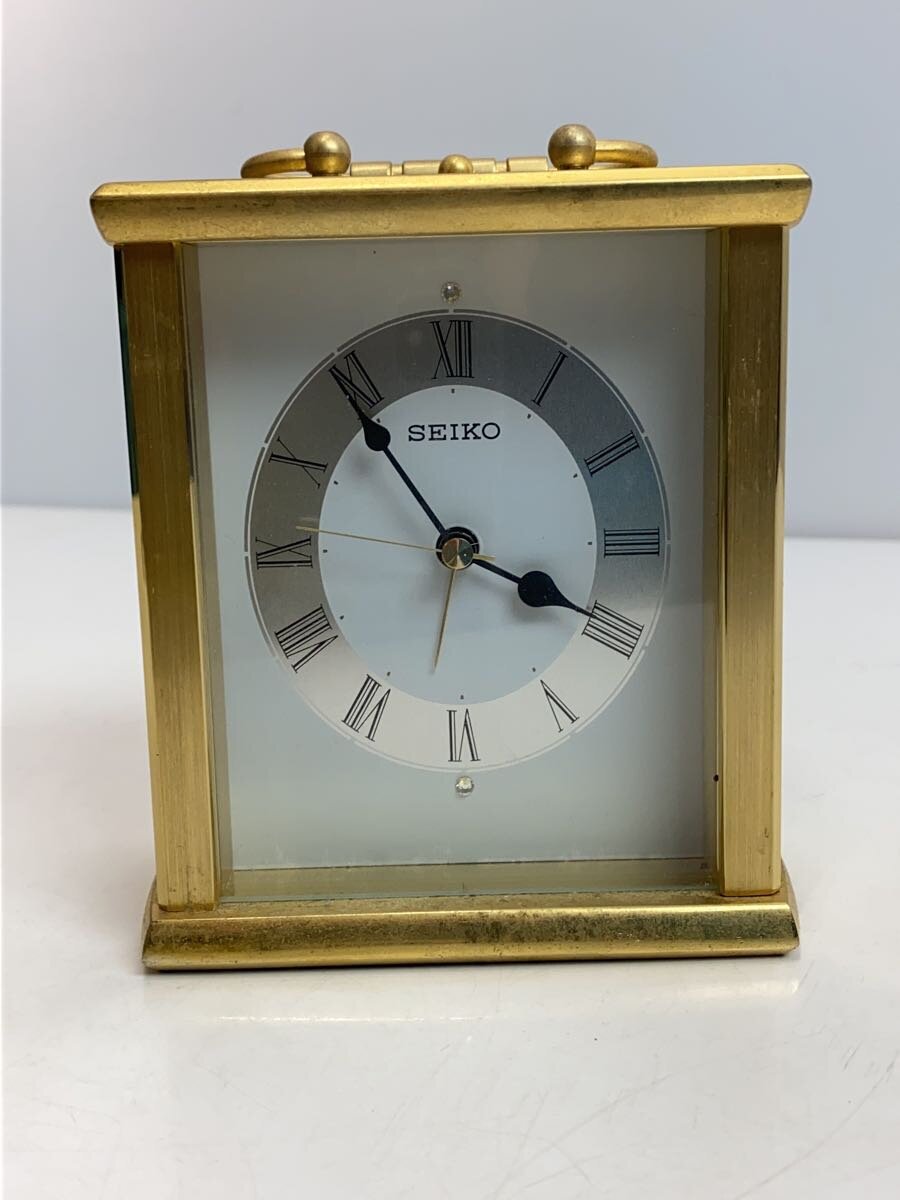 【中古】SEIKO◆時計/アナログ/GLD/QK731G【インテリア小物・日用雑貨】