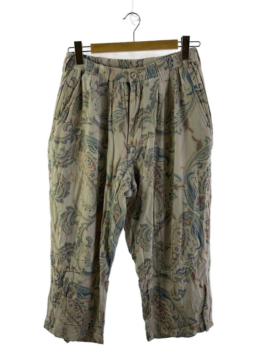 【中古】TIGHTBOOTH PRODUCTION◆Paisley Baggy Slacks/下つ方/M/人絹/BEG/総柄【メンズウェア】