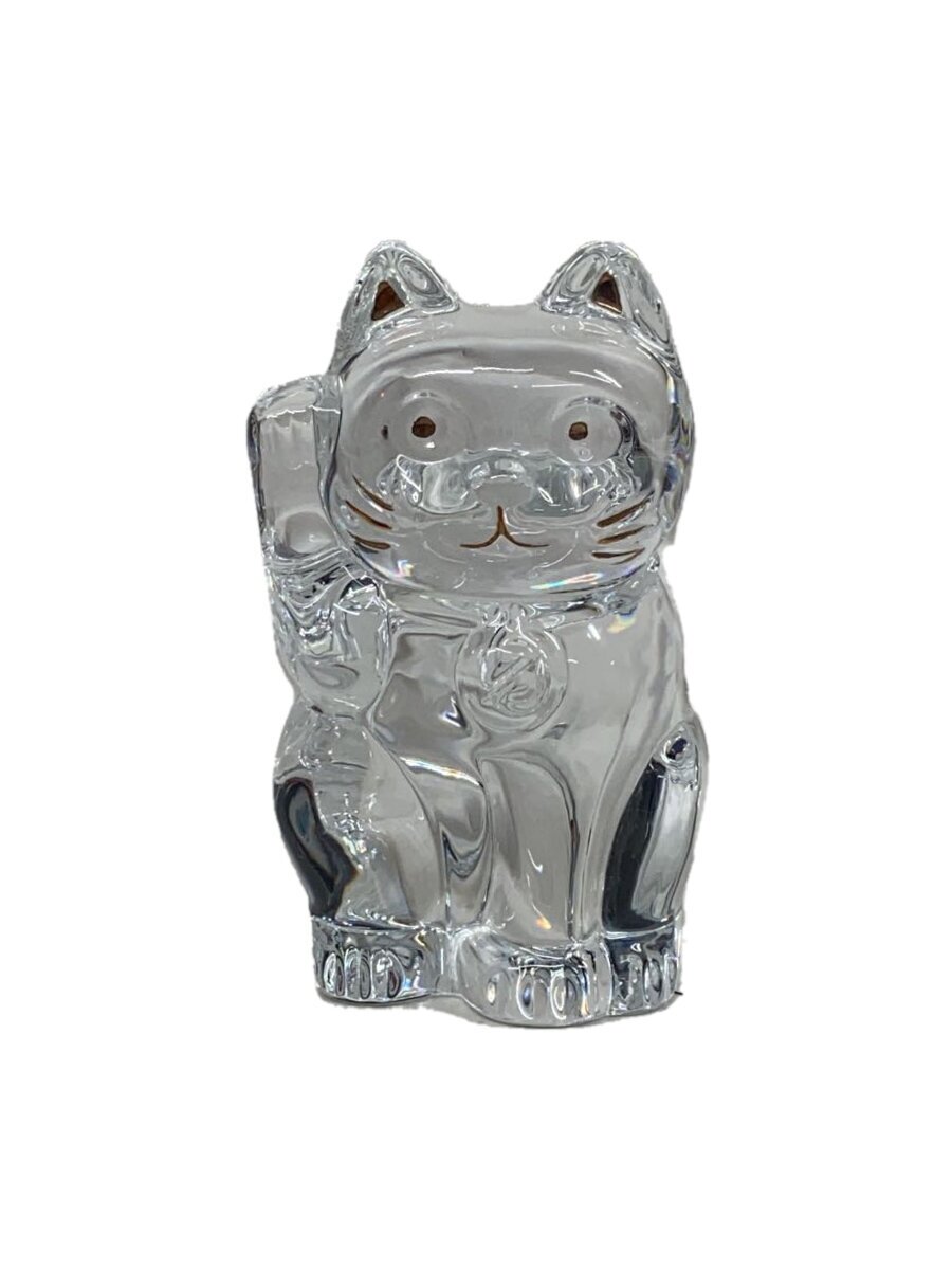 【中古】Baccarat◆インテリア雑貨 / クリスタルまねき猫【インテリア小物・日用雑貨】