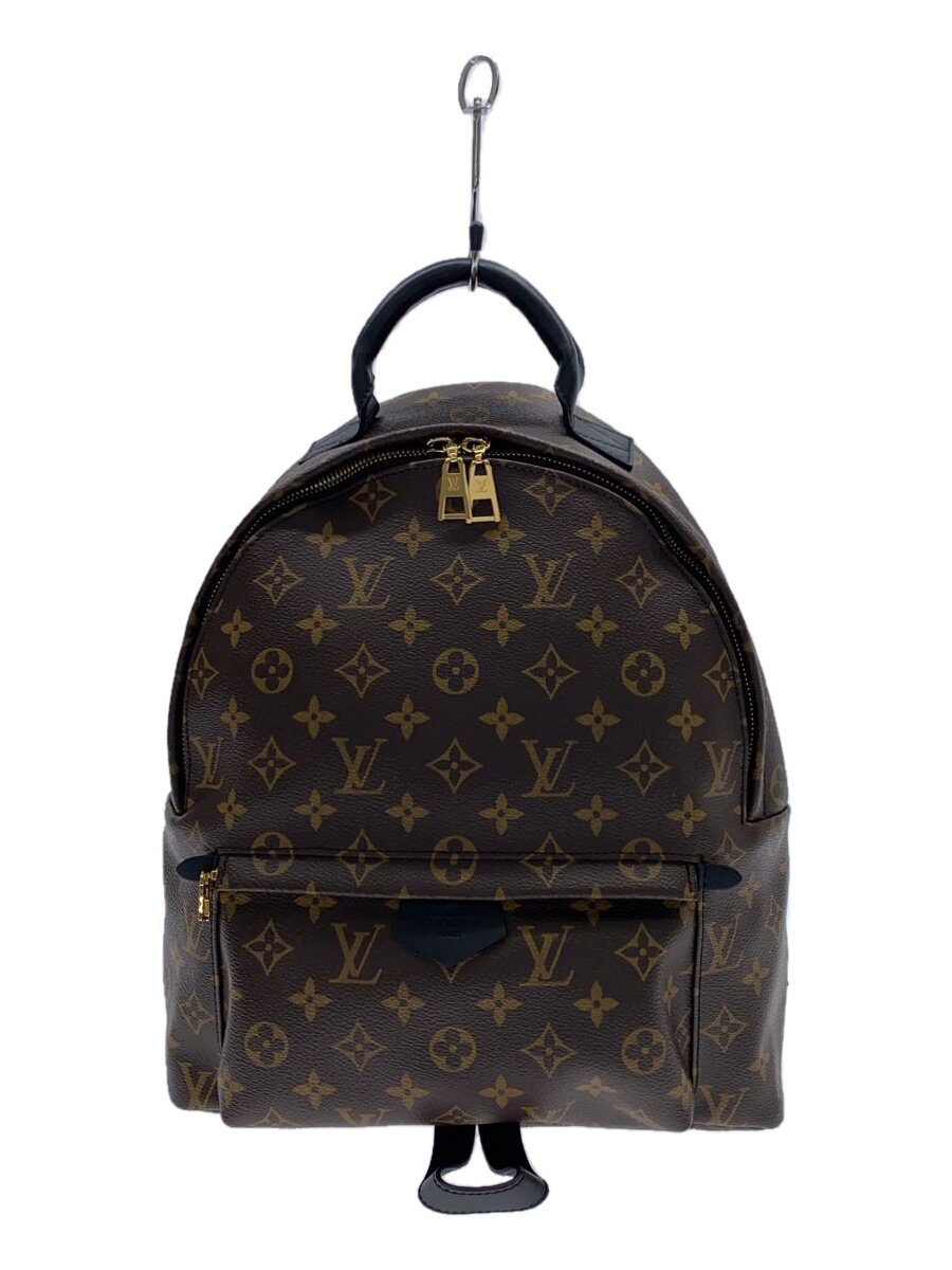 【中古】LOUIS VUITTON◆パームスプリングス・バックパックPM/リュック/モノグラム・マカサー/PVC/BRW/LV【バッグ】｜2ｎｄ STREET 店 115,830円