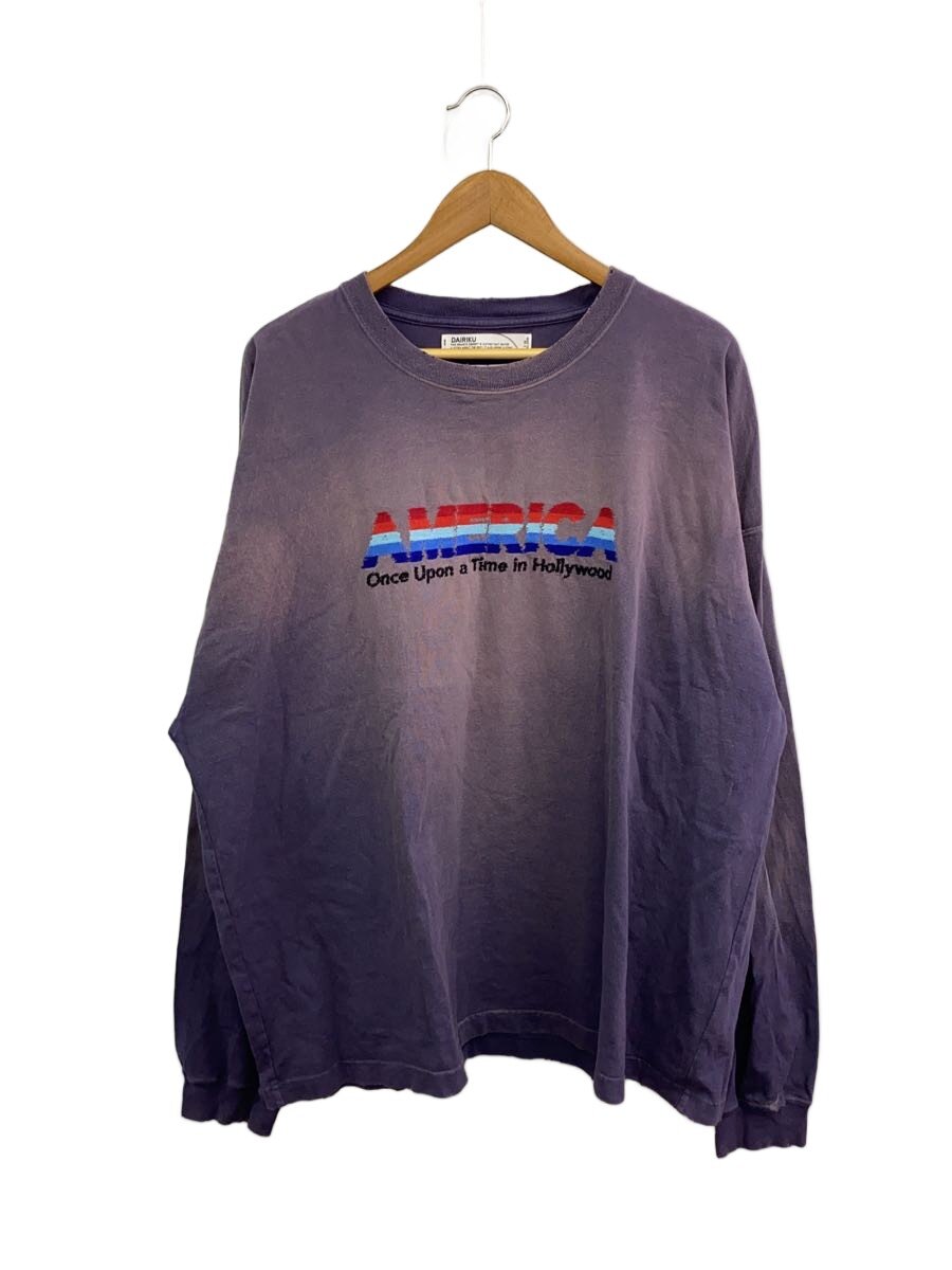 【中古】DAIRIKU◆24SS/長袖ティーシャツ/FREE/綿織物/PUP/24SS C-4/AMERICA VINTAGE SUNBURN//【メンズウェア】