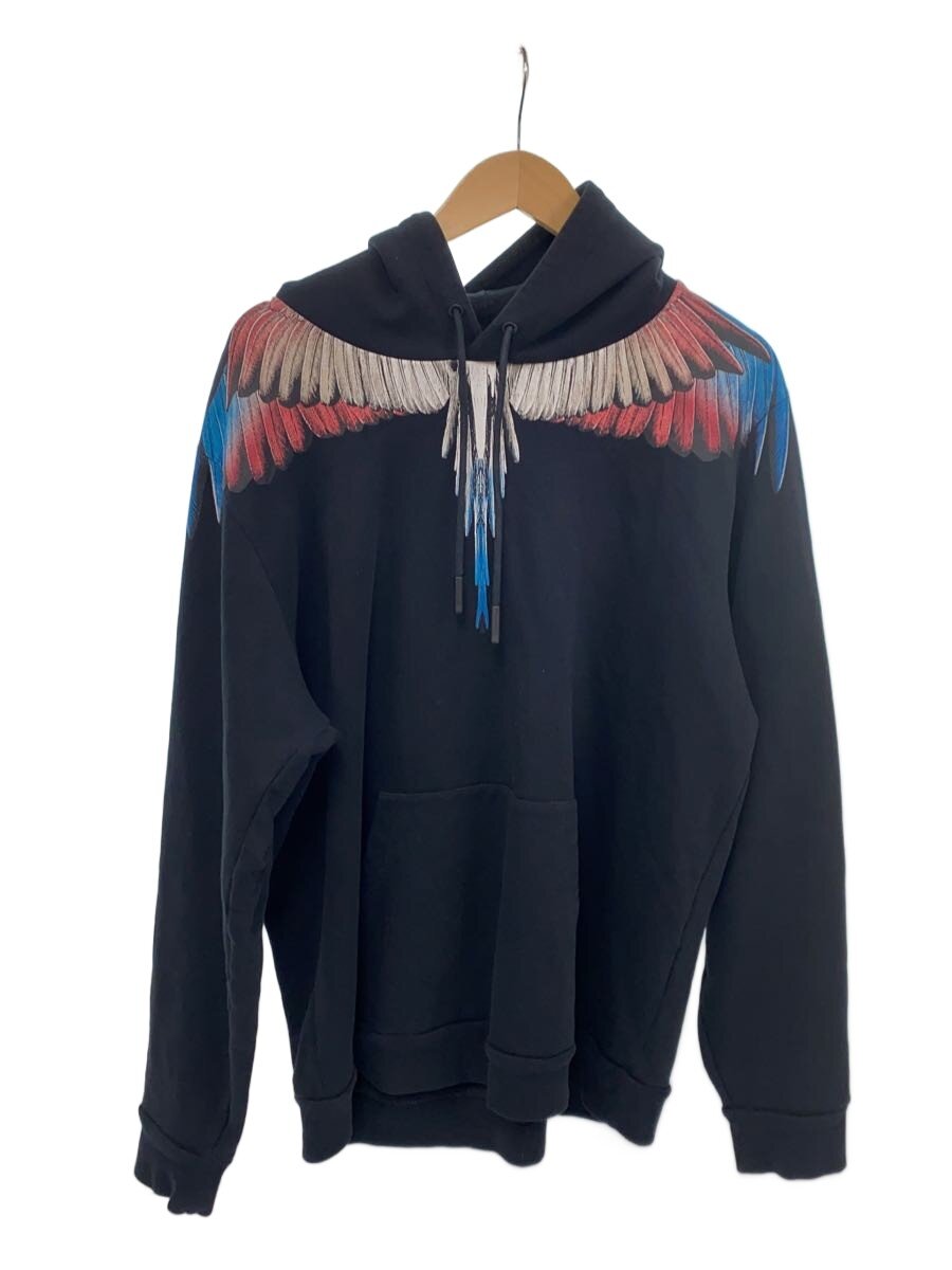 【中古】MARCELO BURLON COUNTY OF MILAN◆パーカー/L/コットン/BLK/CMBB007F20FLE001/WINGS HOODIE【メンズウェア】｜2ｎｄ STREET 店