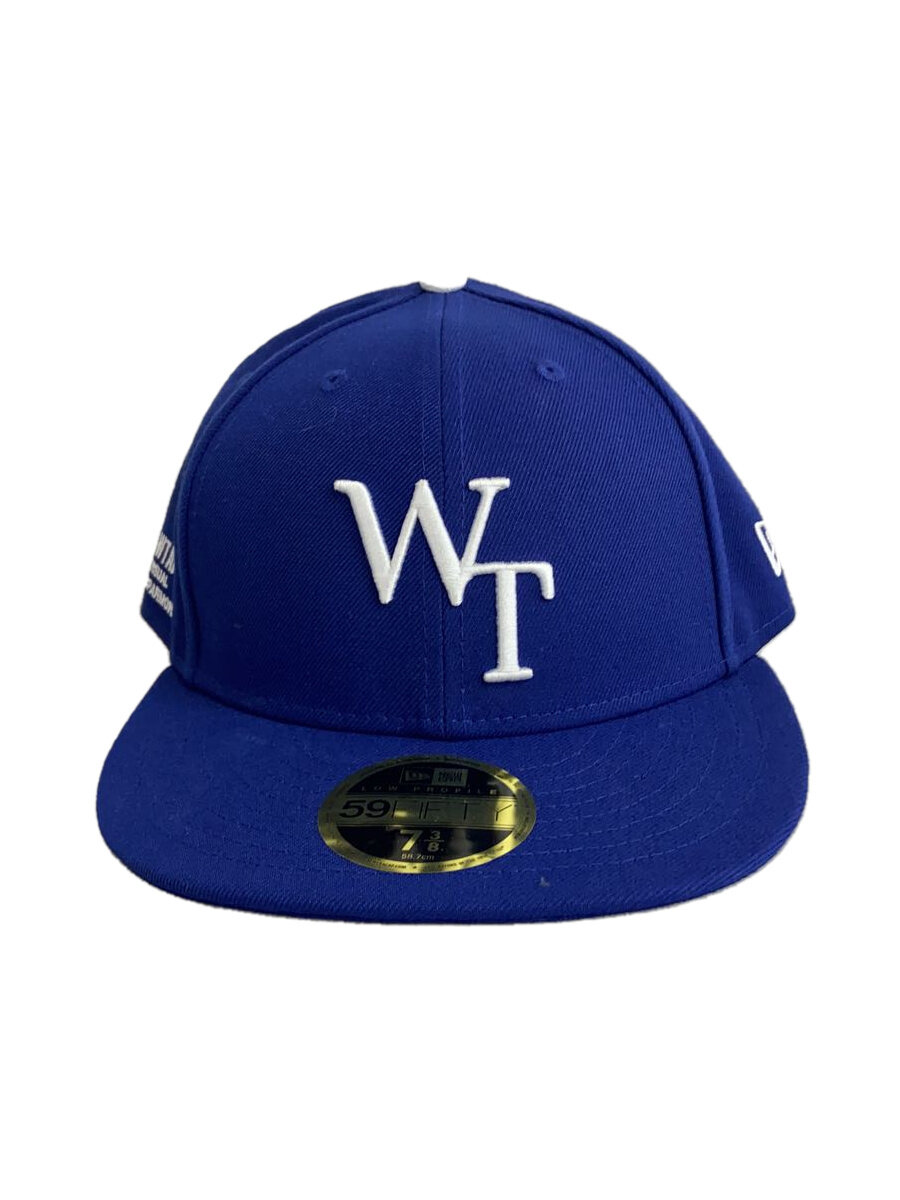 【中古】WTAPS◆24AW/59FIFTY CAP/7 3/8/ポリエステル/青み//【服飾雑貨他】