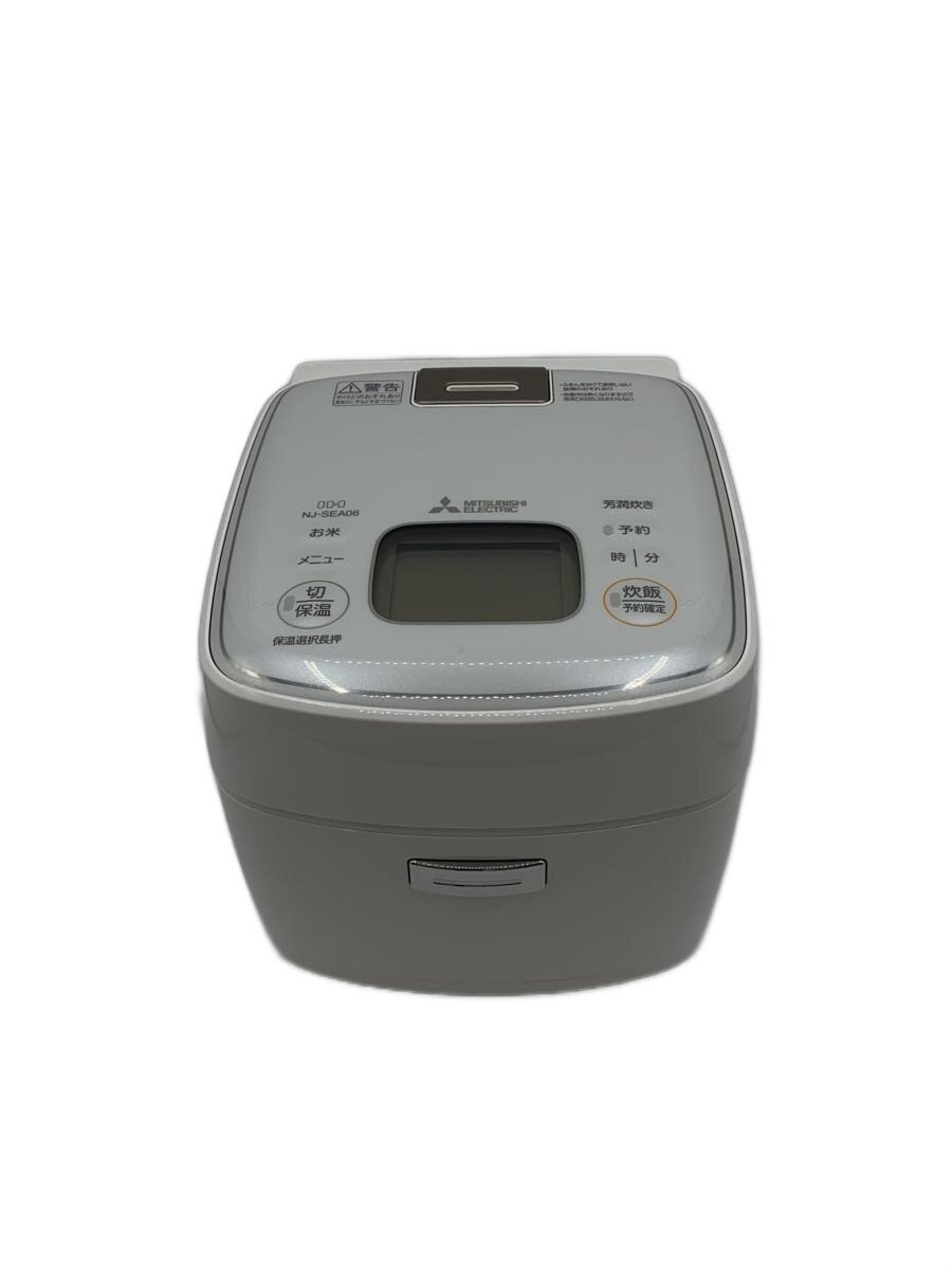 【中古】MITSUBISHI◆炊飯器 備長炭 炭炊釜 NJ-SEA06-W [ピュアホワイト]【家電・ビジュアル・オーディオ】