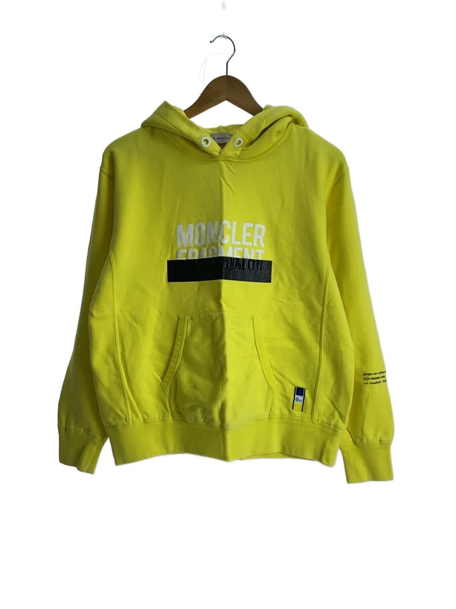 【中古】MONCLER◆Fragment/パーカー/L/綿織物/YLW/刷り上げる/E109U8003750【メンズウェア】