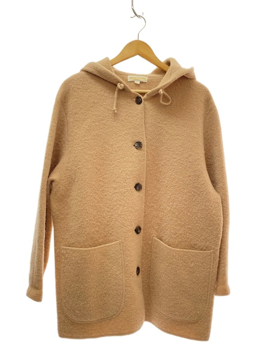 【中古】BROOKS BROTHERS◆ボンネット付羊毛厚地の外套/M/羊毛/ベージュ【レディース御召しもの】