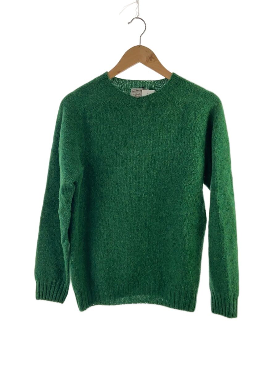 【中古】INVERALLAN◆編み物・スウェーター(薄っぺら)/36/羊毛/GRN//【レディースお召しもの】