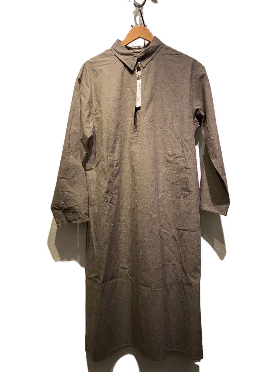 【中古】nanamica◆Cotton Nep Pullover Dress/長袖衣装/0/綿織物/BEG/SUFS400【レディース御召しもの】
