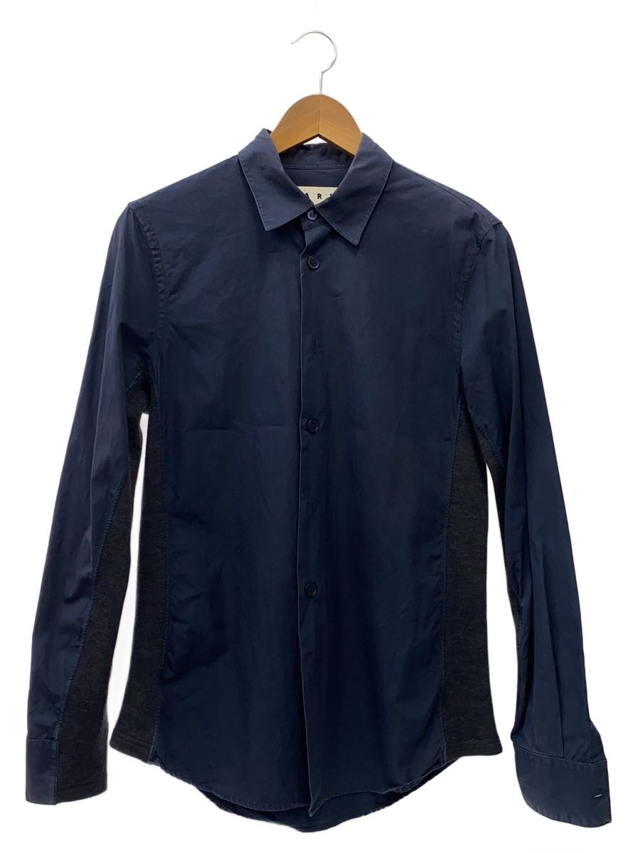 【中古】MARNI◆長袖プルオーバー/46/綿織物/NVY/M05DL0035【メンズウェア】