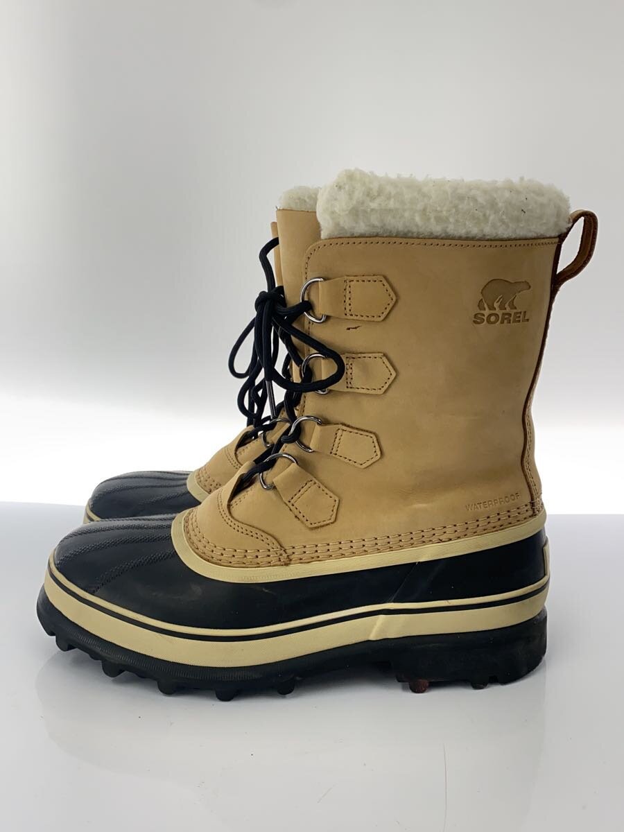【中古】SOREL◆ブーツ/27糎/BEG/NM1000-281【シューズ】