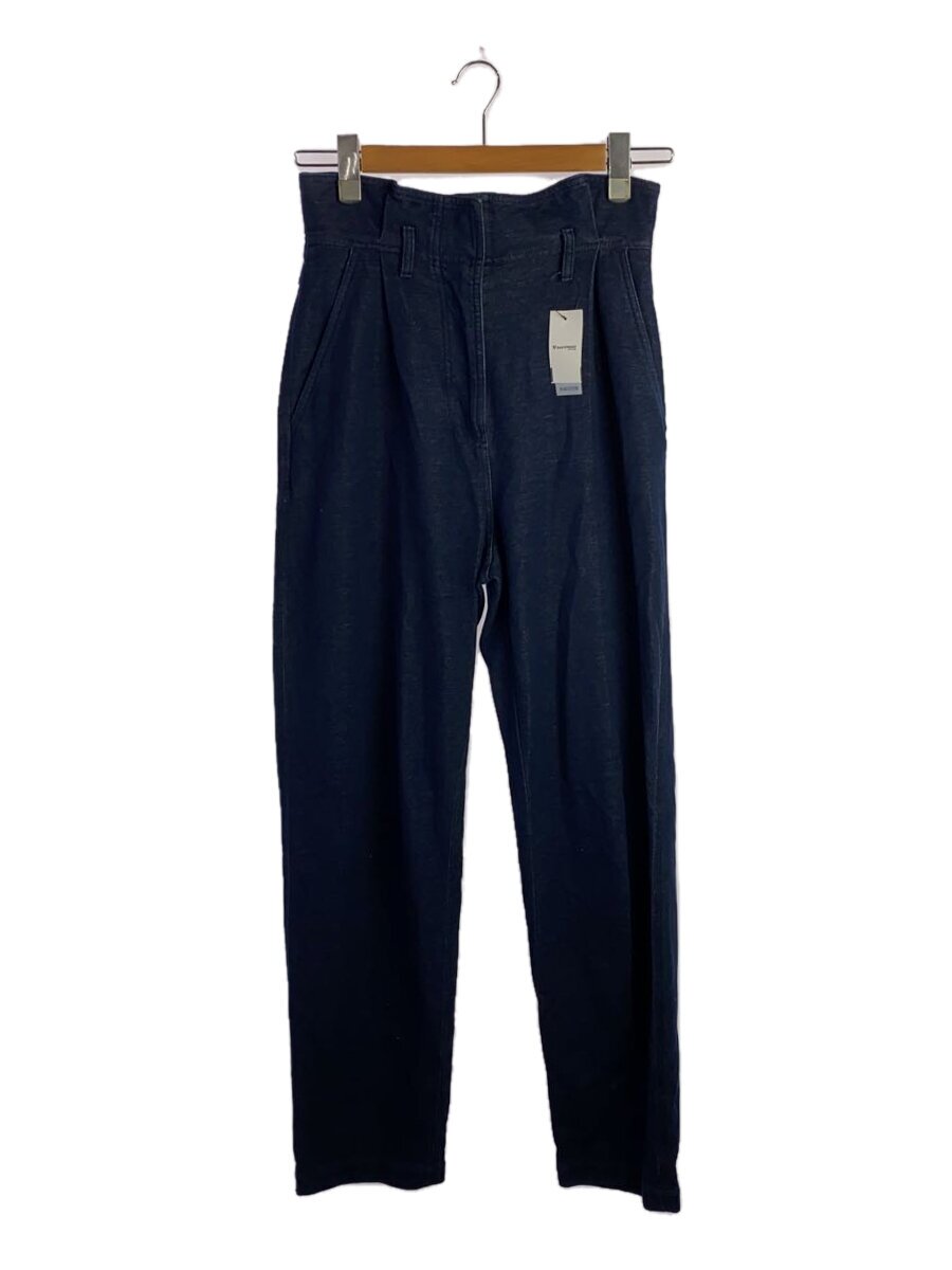 【中古】MAX MARA◆バックポケットモノグラム刺しゅう/バックアジャスターデニムパンツ/42/インディゴ/17810721【レディースお召しもの】