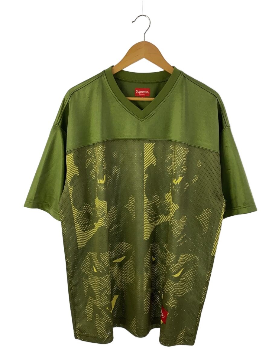 【中古】Supreme◆23SS/Ronin Football Jersey/取り組みプルオーバー/XL/ポリエステル/GRN【メンズウェア】