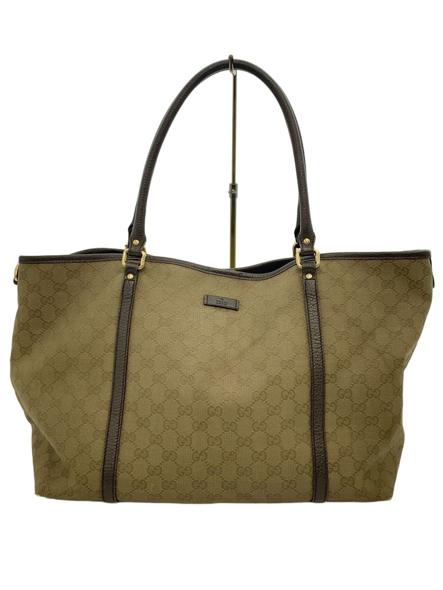 【中古】GUCCI◆トートバッグ_GGデニム/デニム/ベージュ/ブラウン/ハンドバッグ/GG柄/ゴールド金具//【バッグ】|2nd STREET 店
