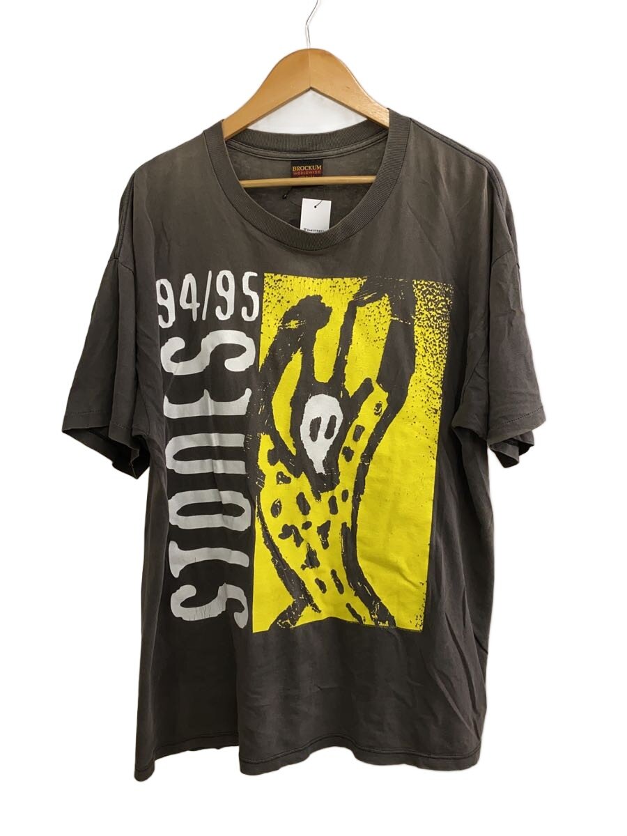 【中古】BROCKUM◆プルオーバー/XL/綿織物/GRY/刷り上げる【メンズウェア】