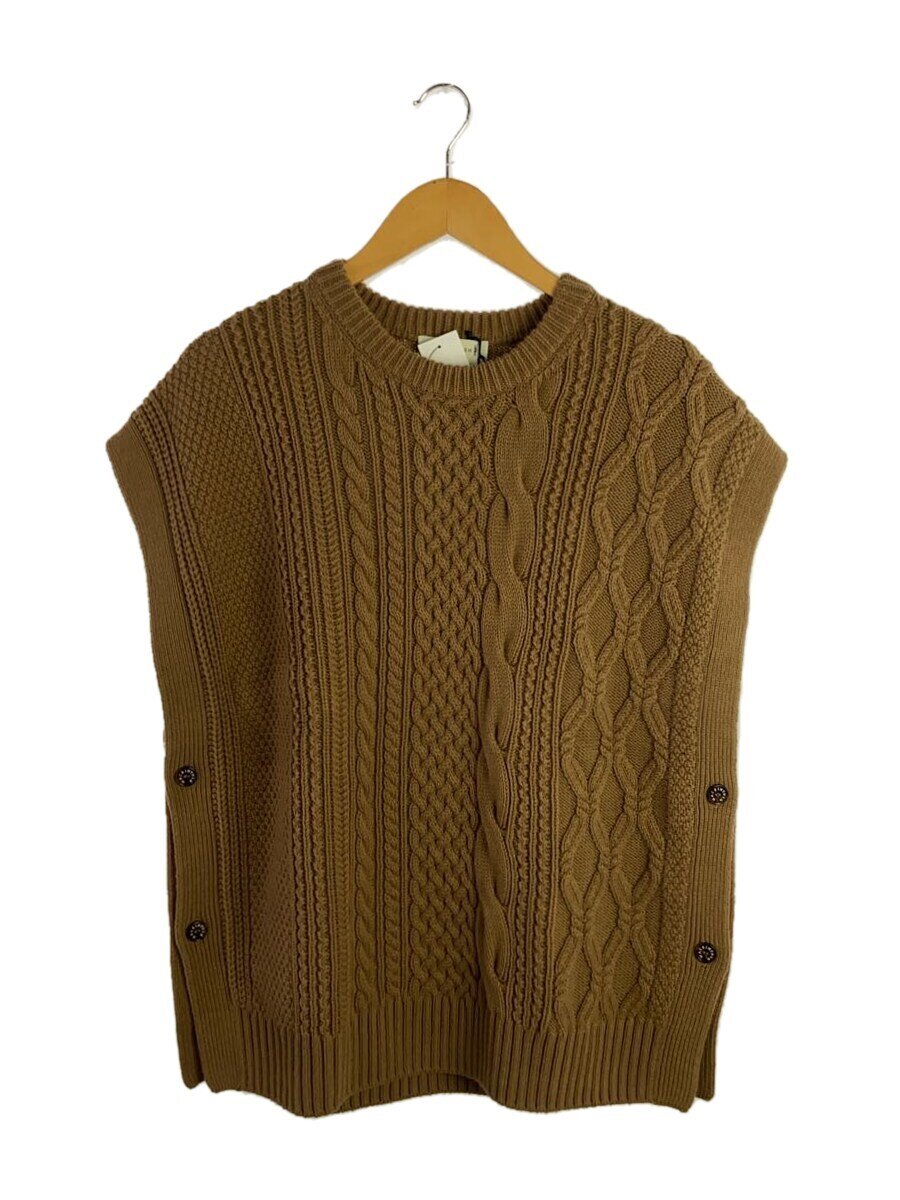 【中古】MACKINTOSH◆編み物より良い(朦々たる)/M/羊毛/BRW/G23BT1009KNBI//【メンズウェア】