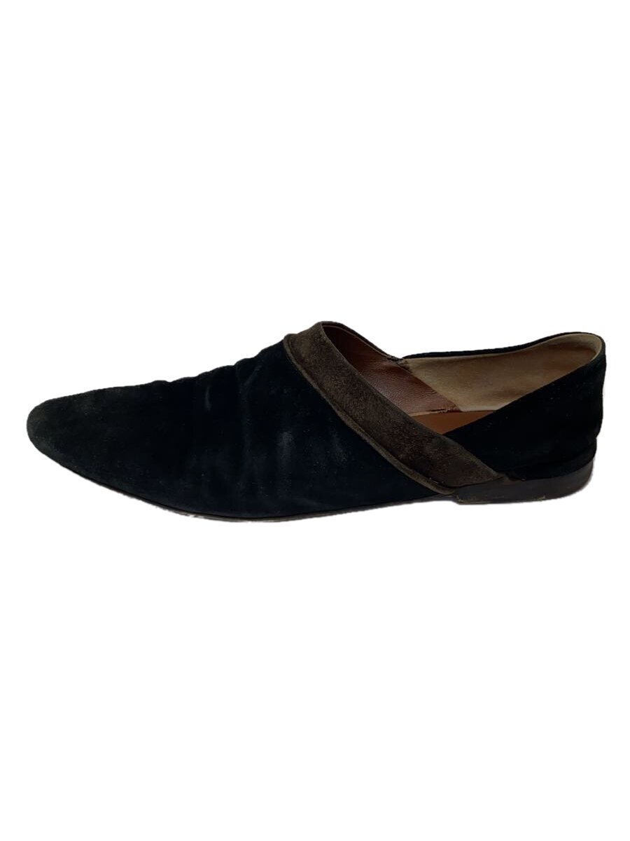 【中古】WALES BONNER◆シューズ/43/BLK/スウェード/滑っこいシューズ【シューズ】