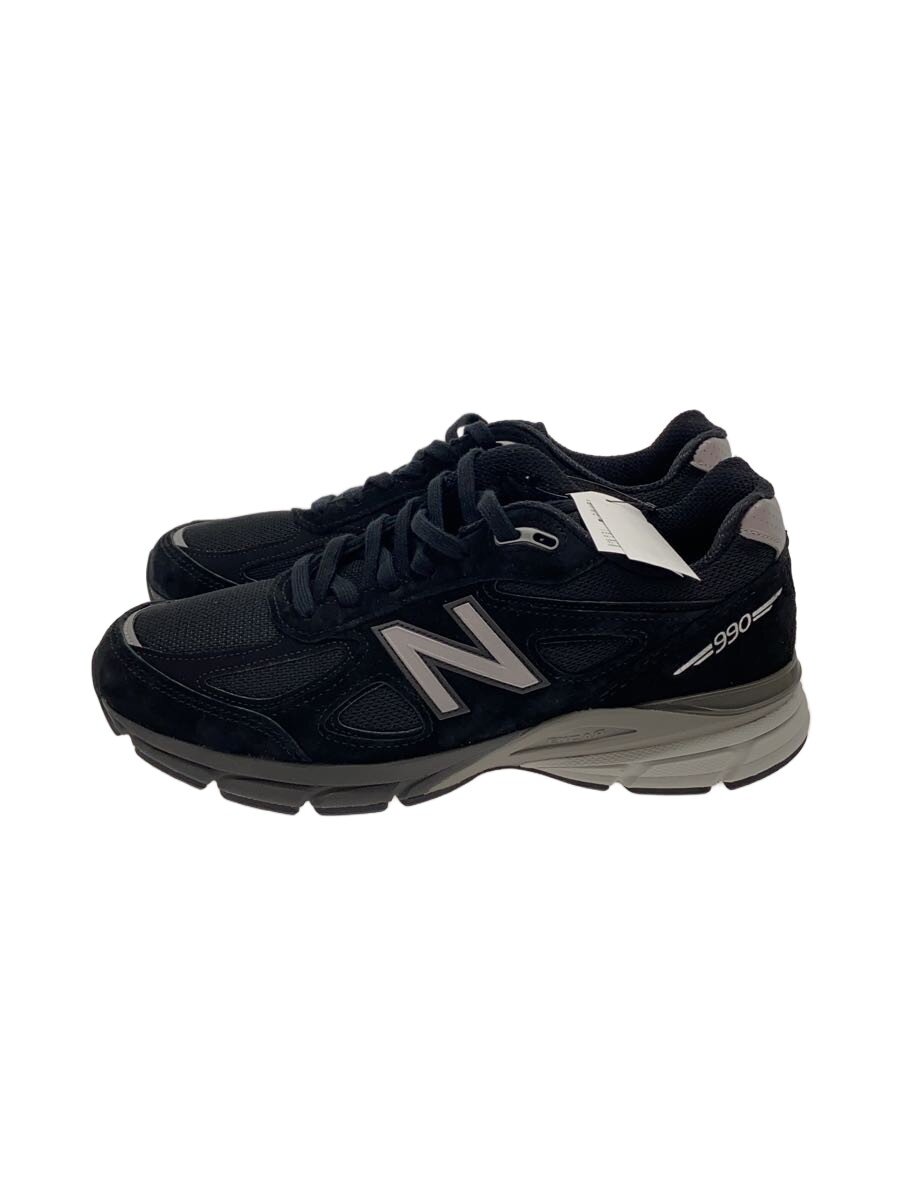 【中古】NEW BALANCE◆U990/黒いこと/27糎/BLK/スウェード【シューズ】