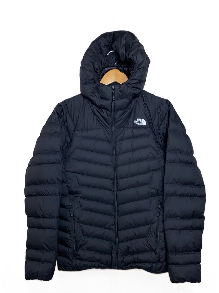 【中古】THE NORTH FACE◆THUNDER HOODIE_サンダーフーディー/M/ナイロン/BLK【メンズウェア】