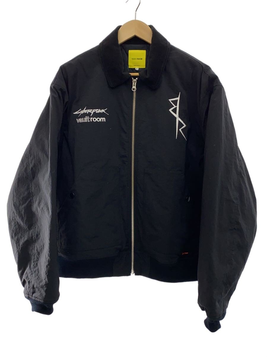 【中古】vaultroom◆上衣/XL/ナイロン/BLK/無地【メンズウェア】