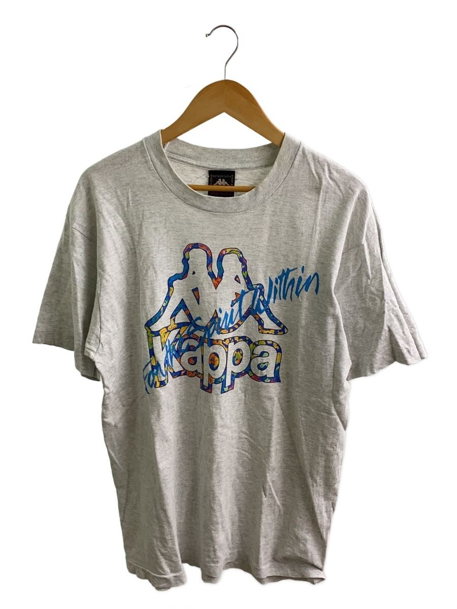 【中古】kappa◆プルオーバー/L/綿織物/GRY/【メンズウェア】