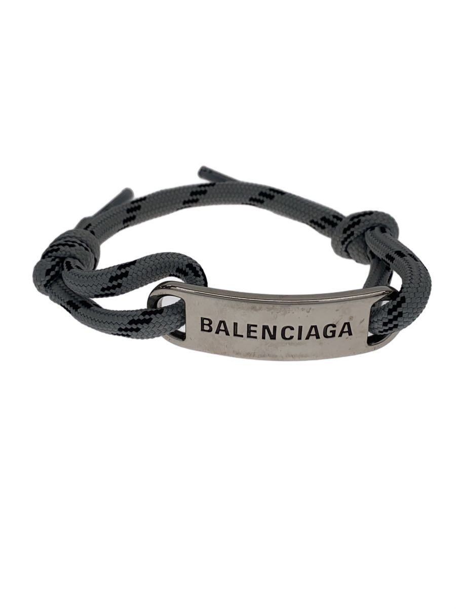 【中古】BALENCIAGA◆腕輪/--/GRY/メンズ/656418 tvx4s【服飾雑貨他】