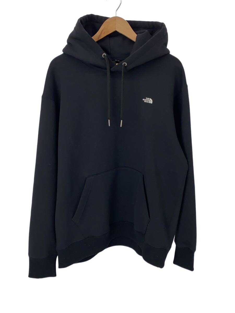 【中古】THE NORTH FACE◆SMALL LOGO HEATHER SWEAT HOODIE_スモールロゴヘザースウェットフーディ/XL/ポリ【メンズウェア】
