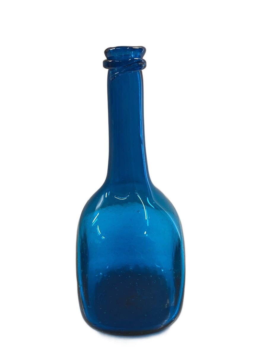 【中古】倉敷硝子/小谷眞三作/角瓶/壷・花立て/BLU//【室内装飾小物・日用雑貨】
