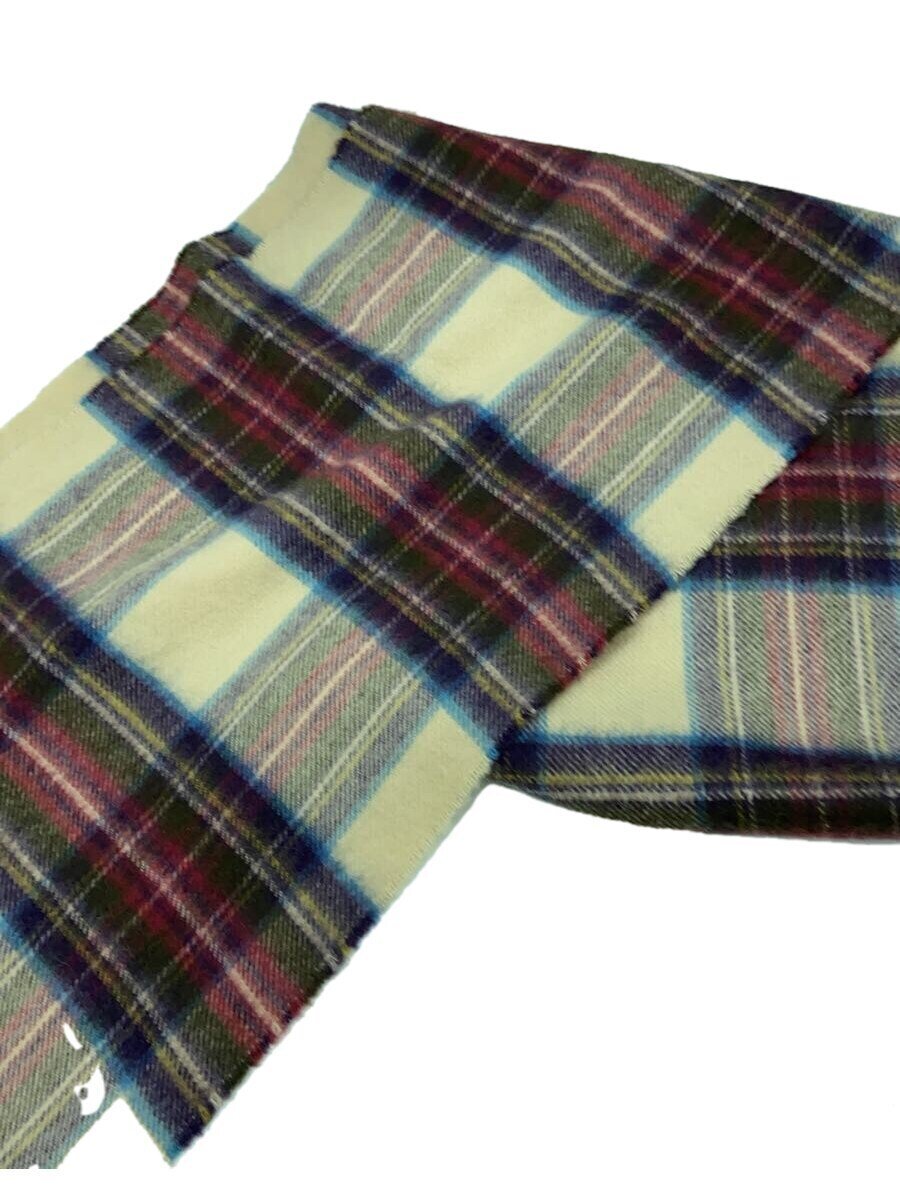【中古】Johnston’s Of Elgin◆えり巻き/カシミヤ/BEG/照合のしるし/メンズ【服飾雑貨他】